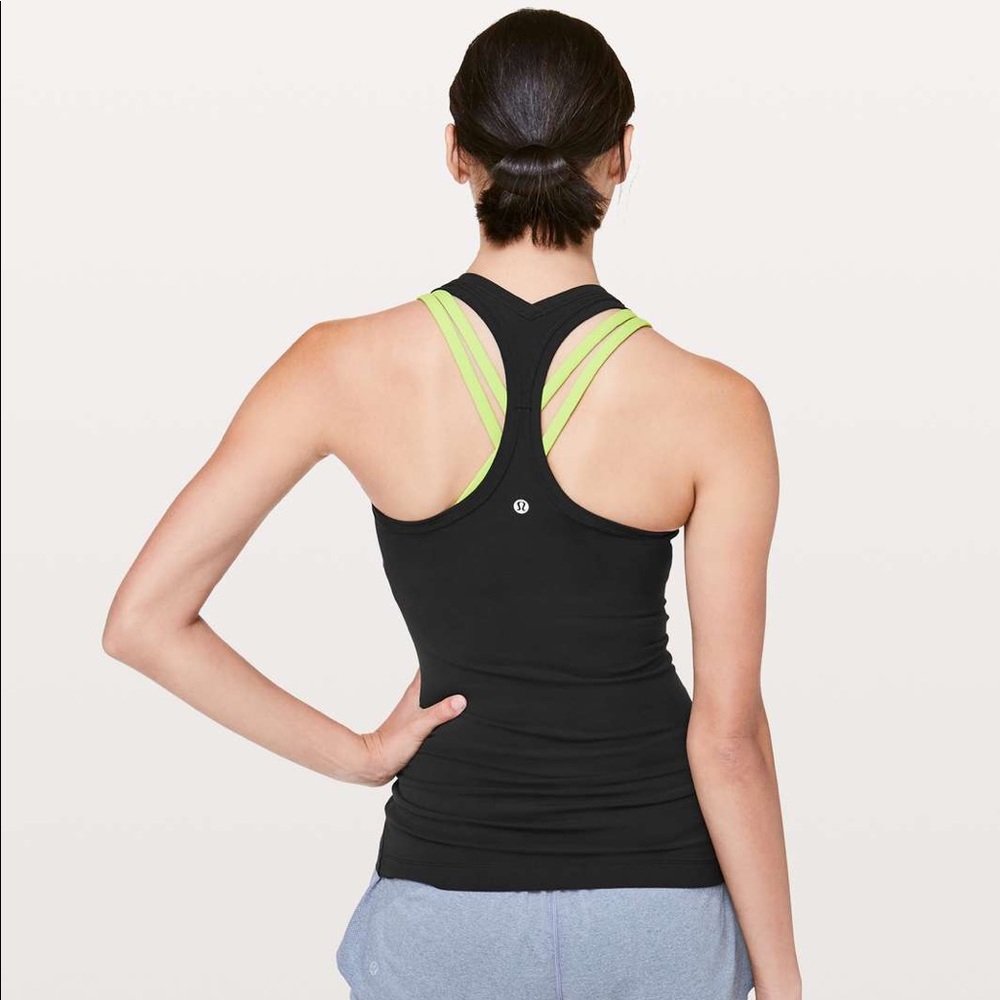 LULULEMON COOL RACERBACK II BLACK TANK